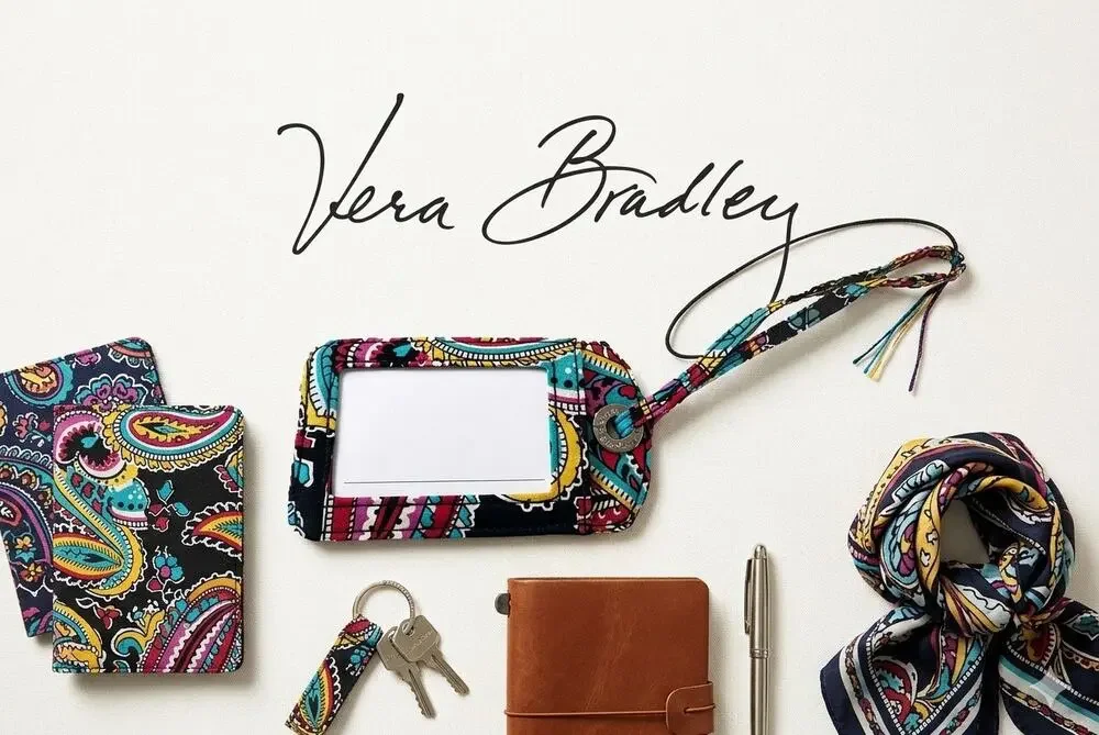 NWOT Vera Bradley Parisian Paisley Luggage Tag